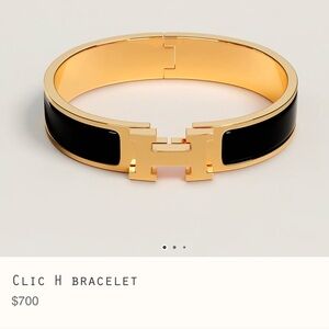 Authentic Hermes Clic H Bracelet